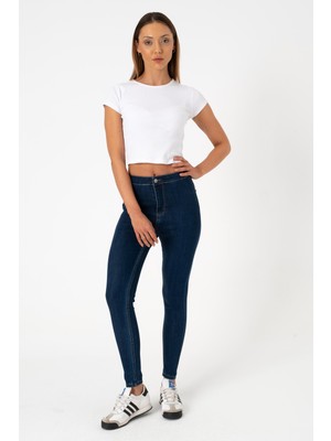 BLAYF Bluve Tayt Açık Tint Likralı Kadın Jean Pantolon