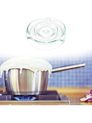 Die Grup  ® Cam Süt Kaynatma ve Taşma Önleyici Aparat – Süt Taşırmaz Güvenli Kaynatma,ısıya Dayanıkl