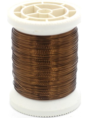 Tuğra Tablo Bakır Tel Koyu Kahve 50 gr Filografi Bakır Tel 50 mt