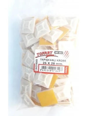 TeknoKapsül 01649 28X28 Yapışkan Kroşe (100 Adet)