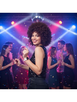 TeknoKapsül Animasyon Parti Palyaço Peruğu / Kahverengi