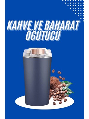 TeknoKapsül Yeni Nesil Kahve Baharat Öğütücü Paslanmaz Çelik Kahve Değirmeni