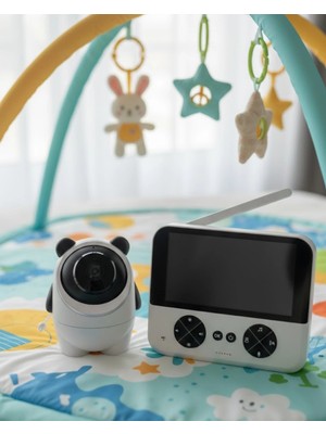 TeknoKapsül Gece Görüşlü Güvenli Bebek Monitörü 720P Hd Görüntü