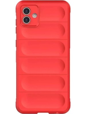 Die Grup  Samsung Galaxy A06 Kılıf Optimum Silikon - Kırmızı