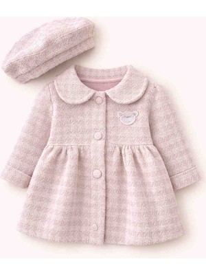 Pookie Kız Çocuk Şık Elbise & Şapka Takım (Pembe)