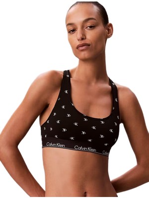 Calvin Klein Kadın Siyah Desteksiz Bralet Sütyen LV00QF8493