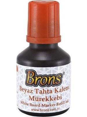  brons tahta kalemi mürekkebi turuncu 30 cc br-385 (12 li paket)