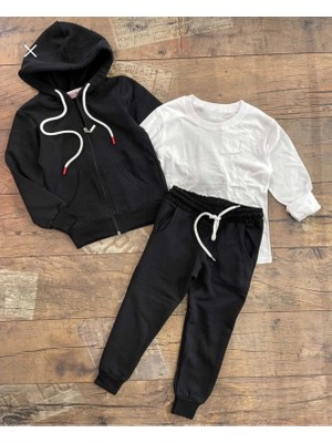 Gny Giyim Erkek Çocuk Kapüşonlu Eşofman Takım