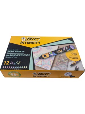 Bic Intensıty Paint Marker Kalem 12 Renk Karışık Pastel