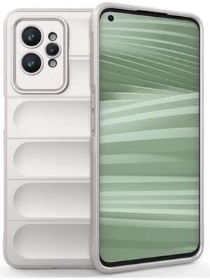 Die Grup  Realme Gt2 Pro 5g Kılıf Optimum Silikon - Krem