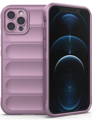 Die Grup  Iphone 12 Pro Kılıf Optimum Silikon - Mor