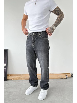 HAFKA Füme Ters Dikiş Detay Baggy Pantolon