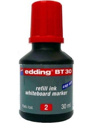 Edding Kırmızı Tahta Kalem Mürekkebi 30ML