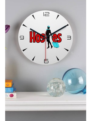 Ahşap Duvar Saati, Şık ve Modern Tasarım, Zarif Dekoratif Saat