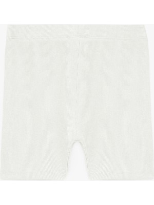 Koton Pamuklu Beli Lastikli Basic Kısa Tayt