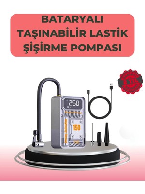 Epilons Çok Fonksiyonlu Araç, Bisiklet, Top Uyumlu Elektrikli Hava Pompası