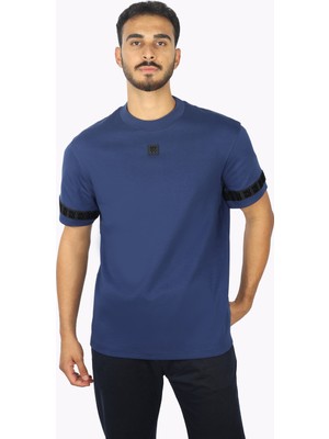 Hugo Erkek Kol Ucu Logolu Rahat Kesim 407 T-Shirt 50521438-407