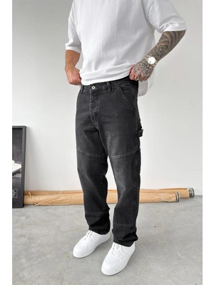 HAFKA Füme Patch Detaylı Baggy Pantolon