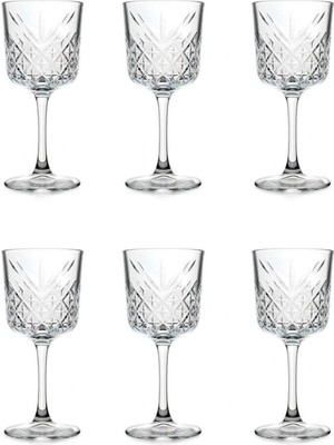 PremiumPort Şarap Kadehleri 6'lı Set, 330CC, Şık ve Dayanıklı Tasarım