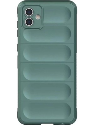 Die Grup  Samsung Galaxy A06 Kılıf Optimum Silikon - Koyu Yeşil