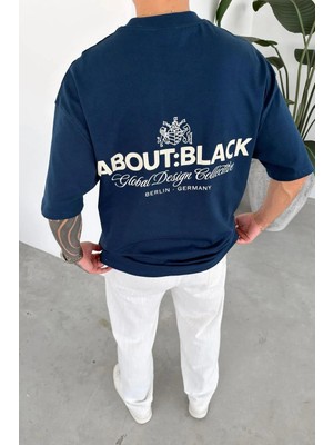 HAFKA Indigo About Baskılı Oversize Tişört