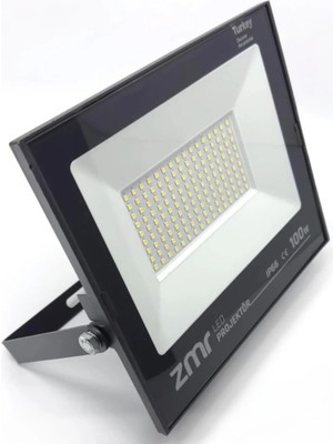 CTR Ticaret Zmr 100W Slim LED Projektör - IP66 Dış Mekan Aydınlatma - Yüksek Performanslı Beyaz Işık - Enerji Tasarruflu