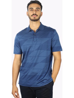 Boss Erkek Polo Yaka Geometrik Desenli Kısa Kollu 485 Polo Yaka T-Shirt 50524067-485