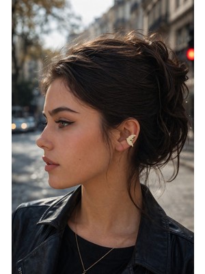 Blue Cat Bijouterie Wıng Glow Ear Cuff
