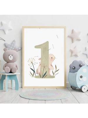 Voba Store Bir Yaş Dögümgünü Çerçeve Görünümlü Mdf Tablo -86