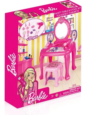 TeknoKapsül 1609 Ayaklı Makyaj Masası Sandalye Seti - Dolu