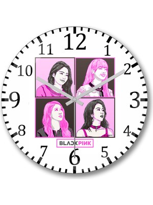 Modern Siyah Kare Duvar Saati, Şık ve Şeffaf Cam Tasarımı