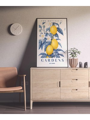 Voba Store Teklili Parça Limonlu Positano Mdf Tablo-4