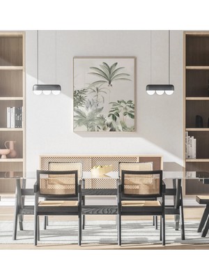 Voba Store Büyük Boy Bitki Temalı Dekoratif Mdf Tablo