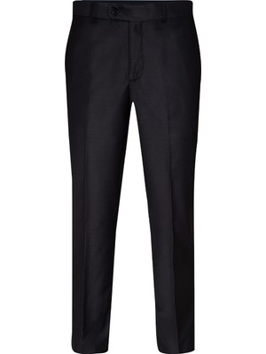 Süvari Lacivert Erkek Pantolon Rahat Kalıp Dar Paça %65 Polyester %35 Viskon Model