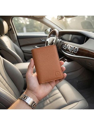 Wiwu Master Passport Wallet Pasaport Rfıd Özellikli Kart ve Sim Bölmeli Pu Deri Cüzdan Kahverengi