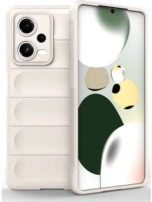 Die Grup  Xiaomi Poco X5 5g Kılıf Optimum Silikon - Krem