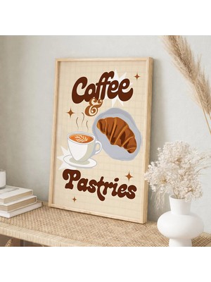 Voba Store Voba Coffee Mutfak Kullanımına Uygun Çerçeve Görünümlü Mdf Tablo-64