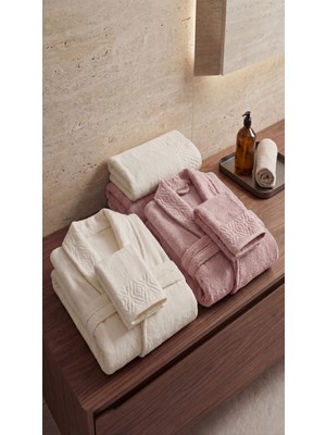 Sofline %100 Pamuk Bornoz Seti, Aile Bornoz Takımı, Havlu Seti, Çeyizlik Bornoz Takımı