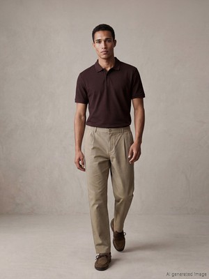 Lcw Bej Baggy Fit Erkek Pantolon