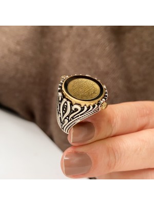 Simurg Jewellery Gümüş Süleyman'ın Mührü Erkek Yüzük