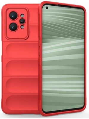 Die Grup  Realme Gt2 Pro 5g Kılıf Optimum Silikon - Kırmızı