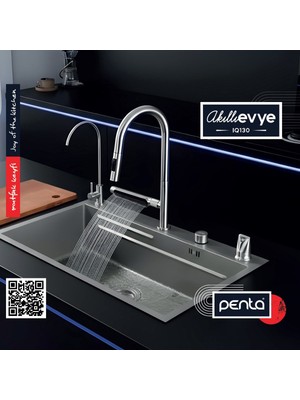 Penta Krom Akıllı Eviye IQ130