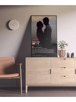 Voba Store Kişiye Özel Loveflix Tablo