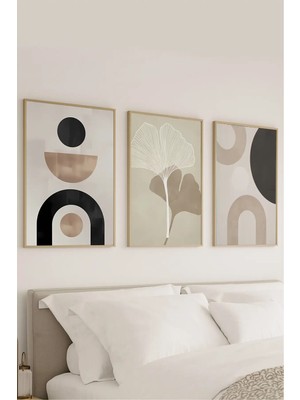 Voba Store 3 Parça Çerçeve Görünümlü Mdf Tablo Seti-67