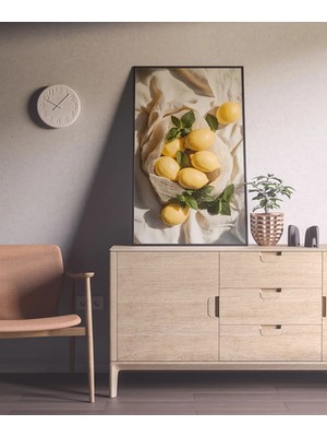 Voba Store Büyük Boy Limon Temalı Mdf Tablo-5