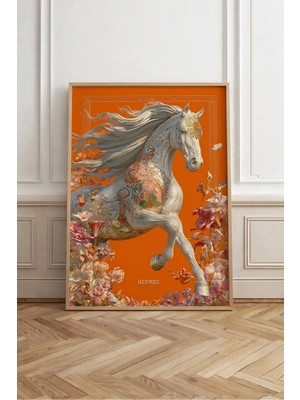 Voba Store Voba Çerçeve Görünümlü At Konseptli Modern Mdf Tablo-93