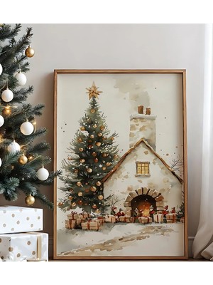 Voba Store Yılbaşı Konseptli Çerçeve Görünümlü Mdf Tablo - 1