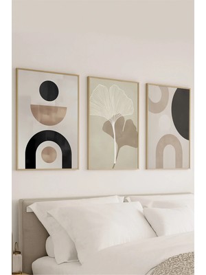 Voba Store 3 Parça Çerçeve Görünümlü Mdf Tablo Seti-67