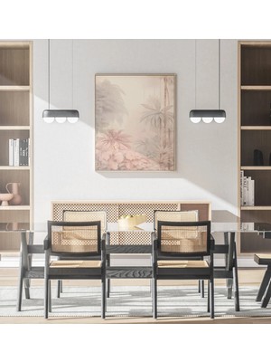 Voba Store Dekoratif Büyük Boy Bitki Temalı Mdf Tablo