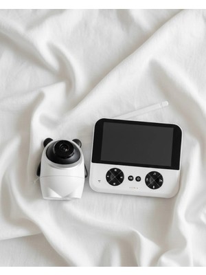 TeknoKapsül Geniş Ekranlı Bebek Monitörü Ağlama Algılama Özellikli